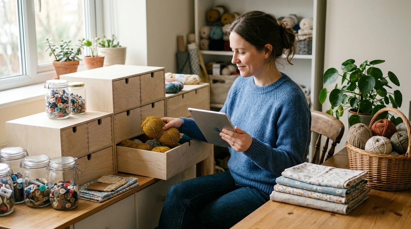 How to Organize Craft Supplies With an Inventory App
