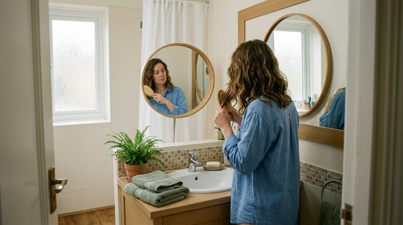 Natural Bamboo Hair Brush: A Gentler Brushing Routine