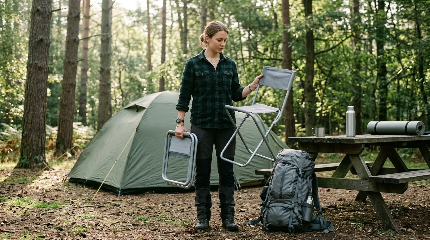 Lightest Folding Camping Chair: Stool or Backrest?